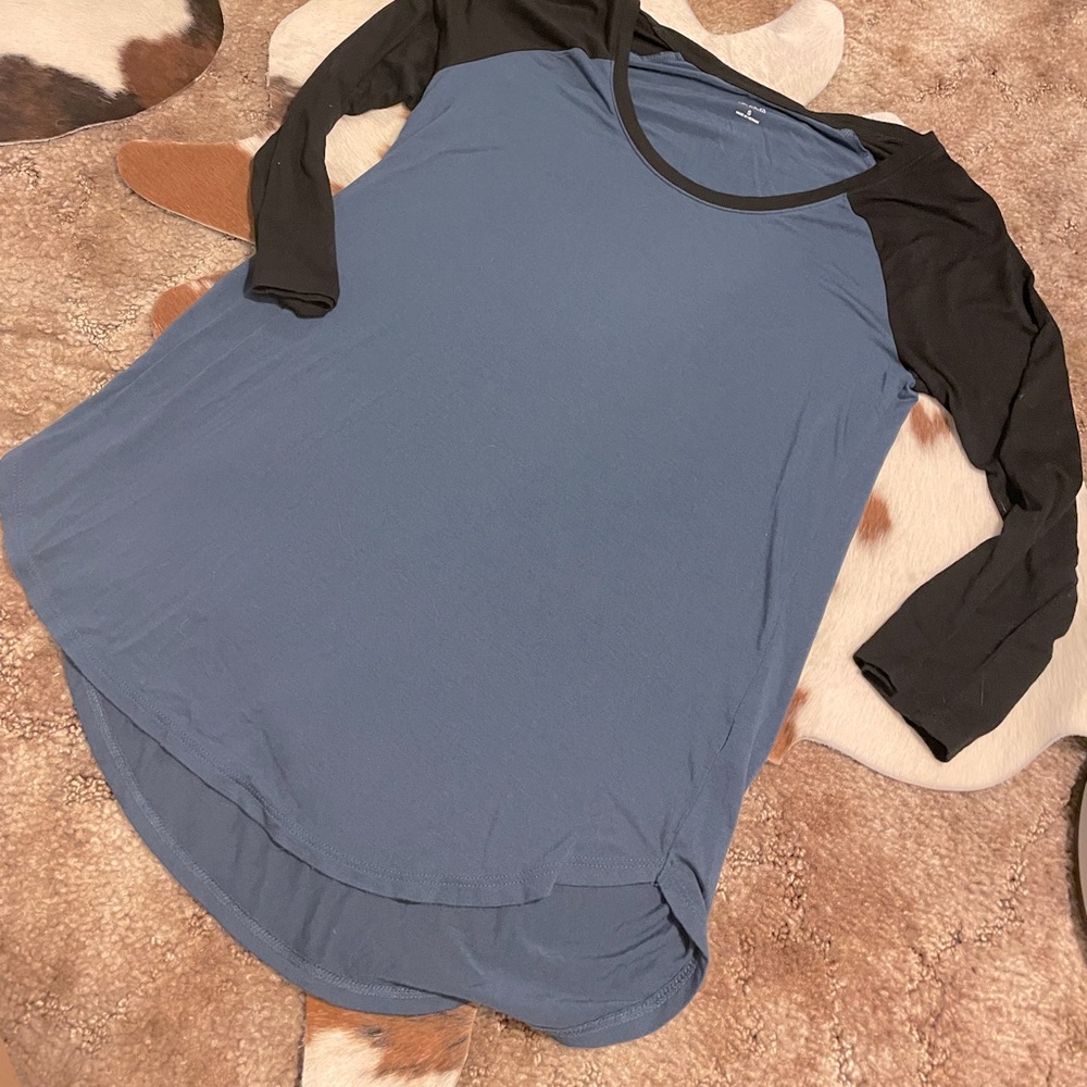 A.N.A Quarter Sleeve Color block Tee